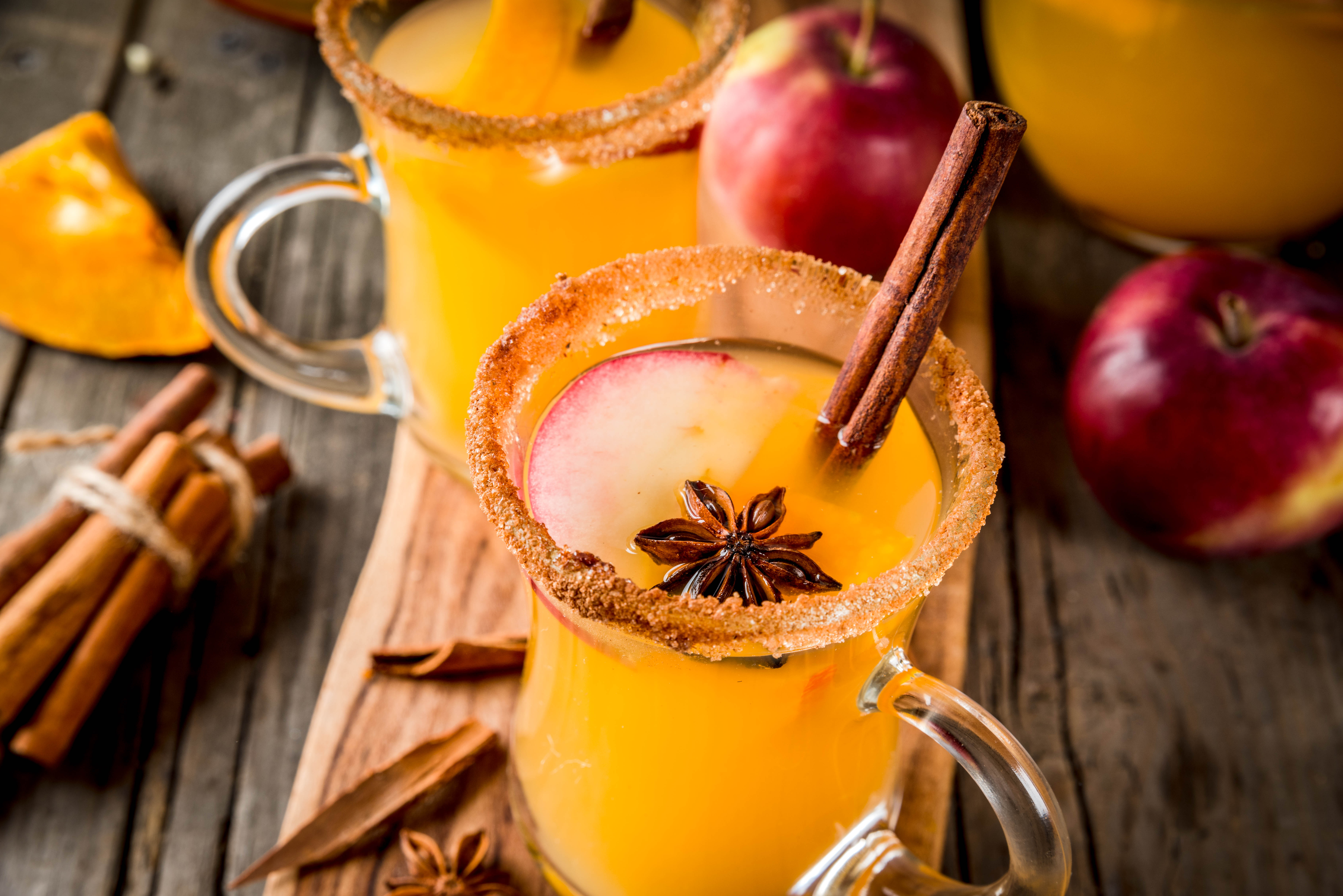 Make fall cocktails in your apartment.