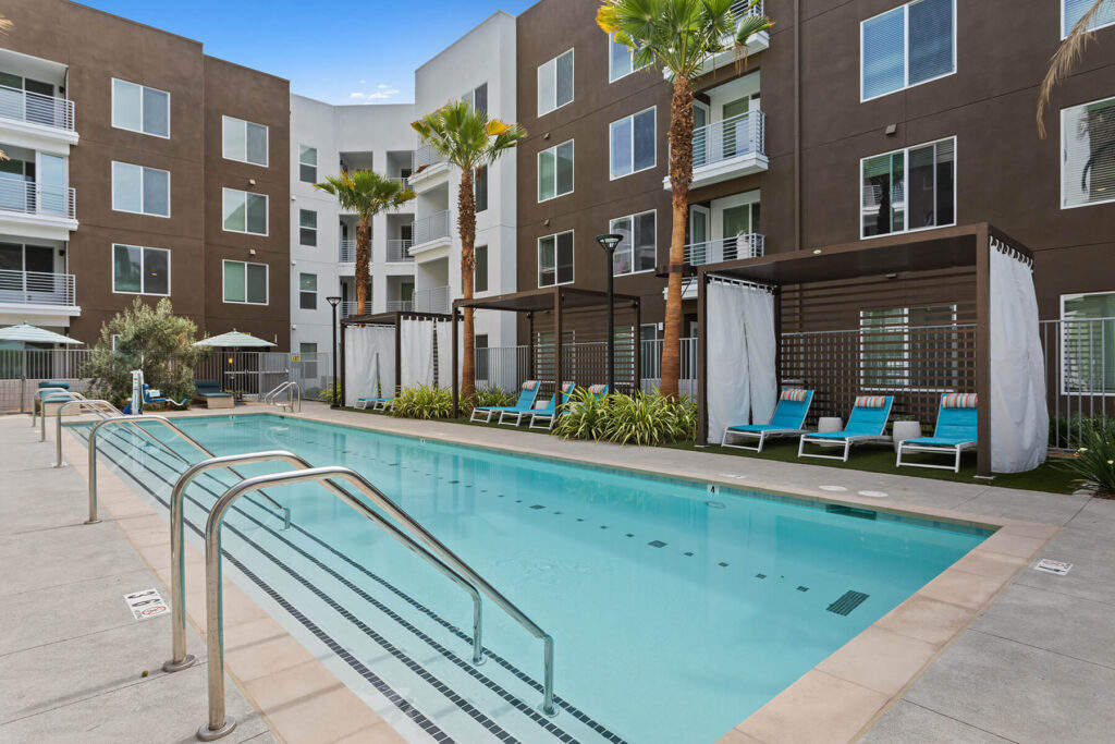 pool at embark apartments in fremont ca